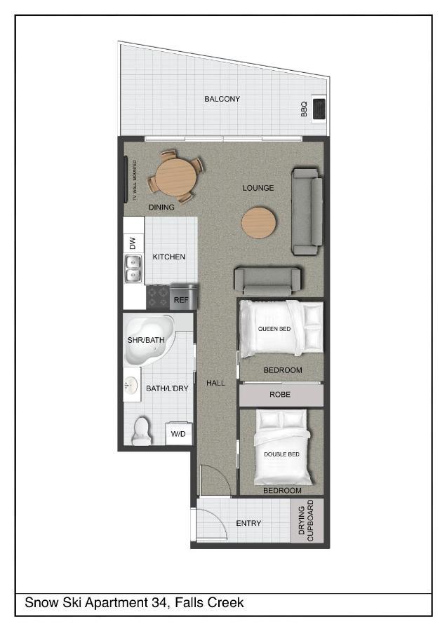 Snow Ski Apartments 34 Falls Creek Extérieur photo